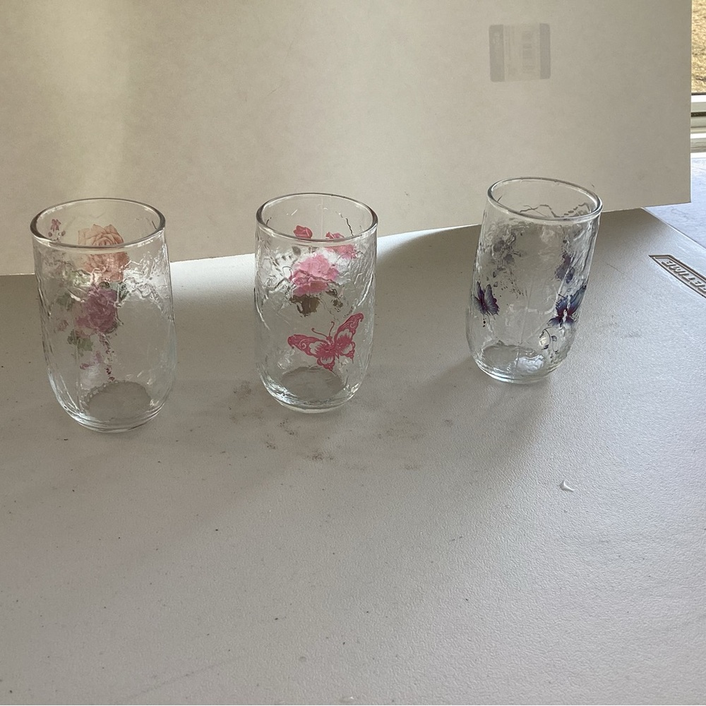 Hand Crafted Pink and Purple Vases with Elegant Accents